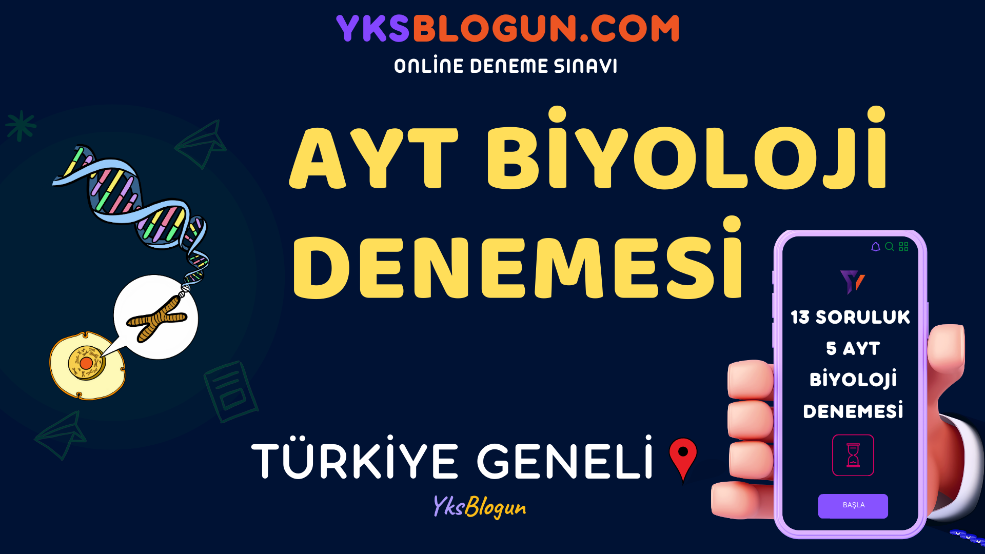 5 AYT BİYOLOJİ DENEMESİ